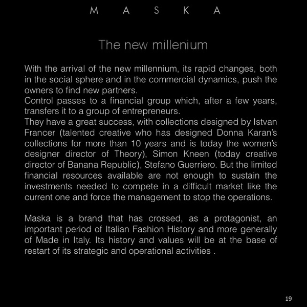 Maska Italian fashion Brand 19