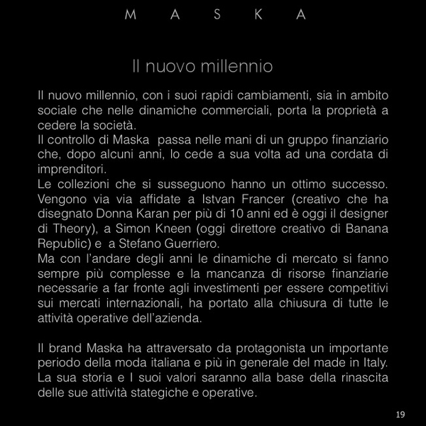 Maska Italian fashion Brand 19